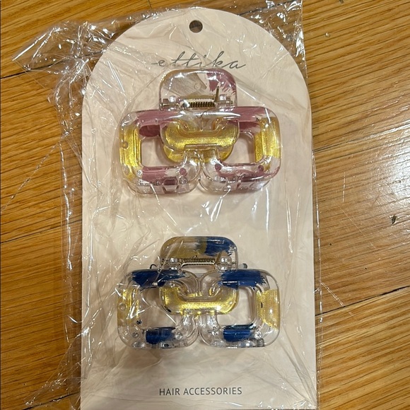 ettika Accessories - Ettika Multicolor Hair Clips